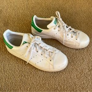 adidas Originals Stan Smith White and Green Men’s 6.5 Women’s 7.5